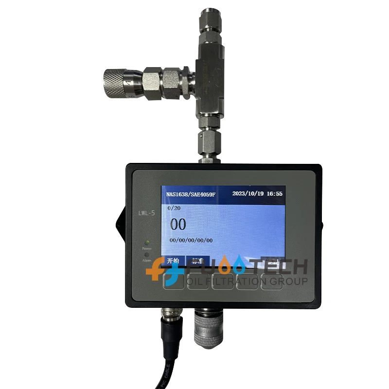 An online particle counter An online particle counter